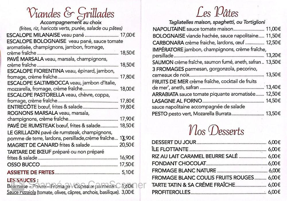 San Silvano - Menu Image 1
